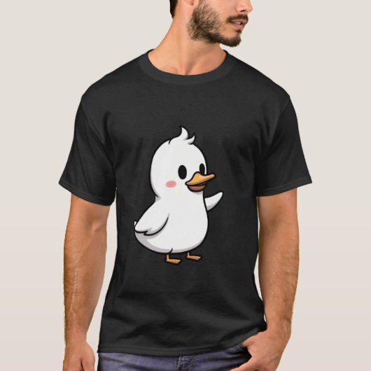 Süße Gekritzel-Ente T-Shirt (Vorderseite)