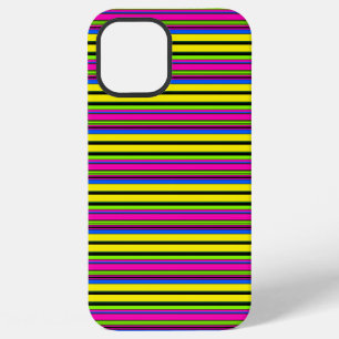 Süße gelbe bunte Streifen iPhone 12 Pro Max Hülle