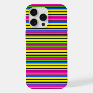 Süße gelbe bunte Streifen iPhone 15 Pro Max Hülle