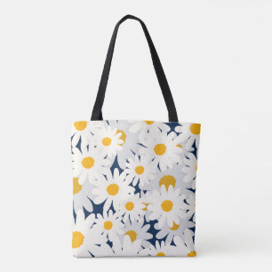 Süße gelbe Gänseblümchen Blumenmuster-Tasche Tasche
