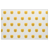 Süße gelbe Katze Stoff (Fat Quarter (45,7 x 55,9 cm))
