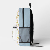 Süße gelbe Schleifen Blumeninitialen Rucksack (Rechts)