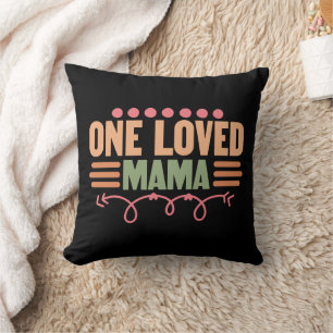 Süße geliebte Mama-Wortkunst Kissen