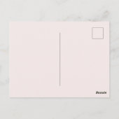Süße gemischte Blumen anpassbar Postkarte (Rückseite)