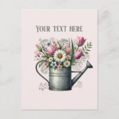 Süße gemischte Blumen anpassbar Postkarte (Vorderseite)