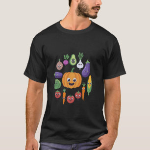 Süße Gemüse Kunst Männer Frauen Gesundes Gemüse Ve T-Shirt