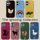 Süße gemütliche Häkel-Eule-Yarn mit individuellem Case-Mate iPhone Hülle