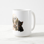 Süße gemütliche Halloween-Geist-Kaffeetasse Kaffeetasse (VorderseiteRechts)