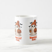 Süße gemütliche Halloween-Geist-Kaffeetasse Kaffeetasse (Mittel)