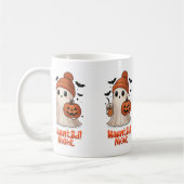 Süße gemütliche Halloween-Geist-Kaffeetasse Kaffeetasse (Links)