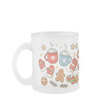 Süße gemütliche Weihnachts-Doodle-Tasse