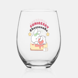 Süße Geniessen: Buniberry Cheesecake Delight Weinglas Ohne Stiel