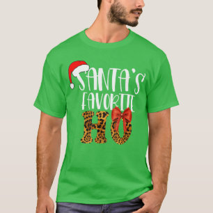 Süße Gepard-Weihnachtsmänner Lieblings-Ho-Weihnach T-Shirt