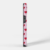 Süße gepixelte Herzform iPhone Hülle (Rechte Seite)