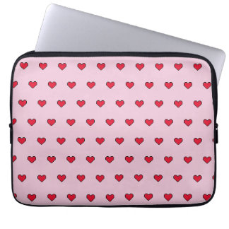 Süße, gepixelte Herzform  Laptopschutzhülle
