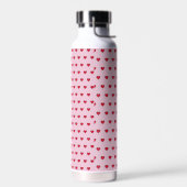 Süße, gepixelte Herzform  Trinkflasche (Links)