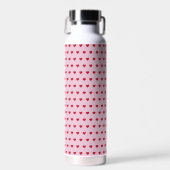 Süße, gepixelte Herzform  Trinkflasche (Vorne)