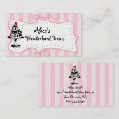 Süße Geschäfts-Visitenkarten Alices Visitenkarte (Vorne/Hinten)