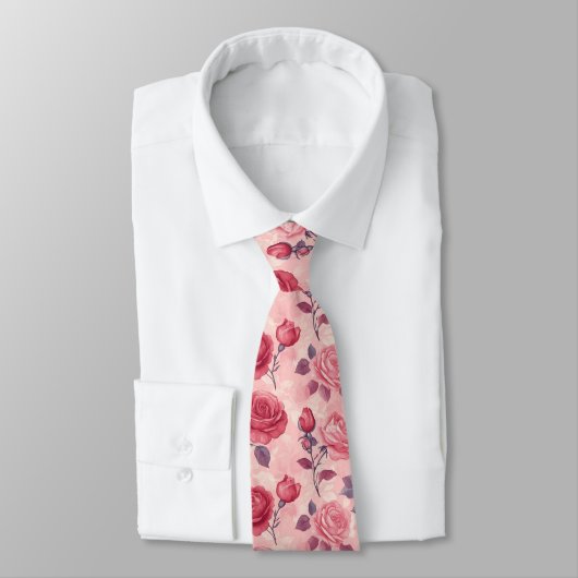 Süße Geschenke für den Ehemann Rosenblume Krawatte (Gebunden)