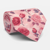 Süße Geschenke für den Ehemann Rosenblume Krawatte (Gerollt)