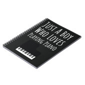 Süße Geschenke für kleine Klavierspieler, Baby Jun Notizblock (Linke Seite)