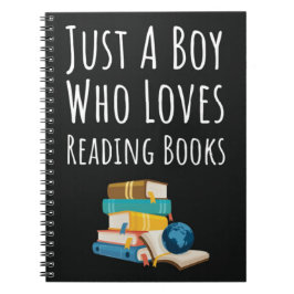 Süße Geschenke zum Lesen von Büchern für Babyjunge Notizblock