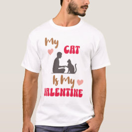Süße Geschenkideen zum Valentinstag für Katzenlieb T-Shirt