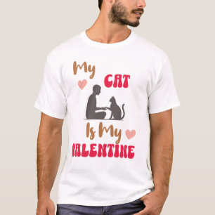 Süße Geschenkideen zum Valentinstag für Katzenlieb T-Shirt