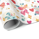 Süße Geschenkpapier (Rolleneckpunkt)
