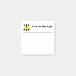 Süße Gesicht Post-It Notizen