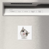 Süße getigerte Kätzchen-Cartoon Magnet (In Situ (Geschirrspüler))