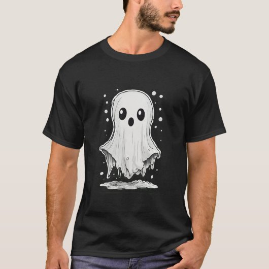 Süsse Ghost Blase Vintager T - Shirt (Vorderseite)