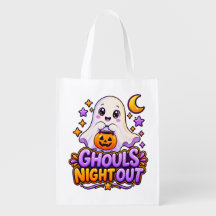 Süße Ghouls-Nacht-out Halloween-Canvas-Tasche