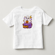 Süße Ghouls Night Out Geist Kinder Weißes T-Shirt