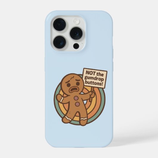 Süße Gingy-Lebkuchen-Handyhülle Weihnachtsgeschenk iPhone Hülle (Rückseite)