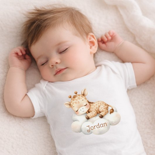 Süße Giraffe Baby Strampler