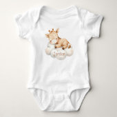 Süße Giraffe Baby Strampler (Vorderseite)