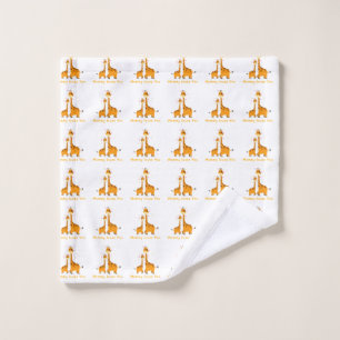 Süße Giraffe - Badehandtuch-Set Badhandtuch Set