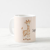 Süße Giraffe Kaffeetasse (Vorderseite Links)