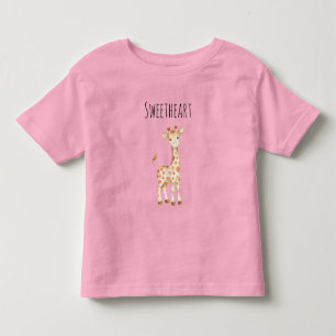 Süße Giraffe Kleinkind T-shirt