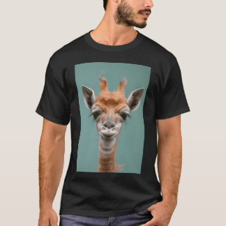 Süße Giraffe Lustige Tierkunst Familie T-Shirt