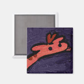 süße Giraffe Magnet (Vorderseite/Rückseite)