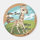 Süsse Giraffe Magnet (Vorne)