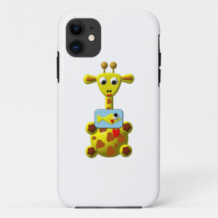 Süße Giraffe mit Goldfisch Case-Mate iPhone Hülle