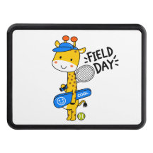 Süße Giraffe Tennis Field Day – Lustige Sportfigur