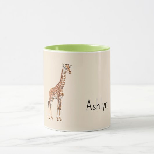 Süße Giraffe Tier Tasse (Zentrum)