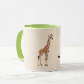 Süße Giraffe Tier Tasse (Vorderseite Links)