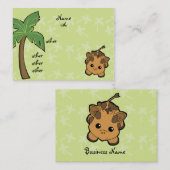 Süsse Giraffe Visitenkarte (Vorne/Hinten)