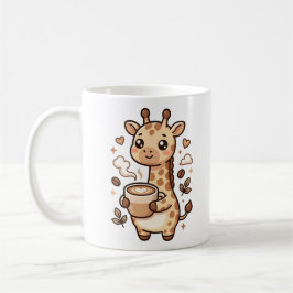 Süße Giraffen-Latte-Herz-Tasse - Kawaii Kaffee-Lie Kaffeetasse