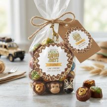 Süße Giraffen-Safari-Dschungel-Kinder-Geburtstagsf
